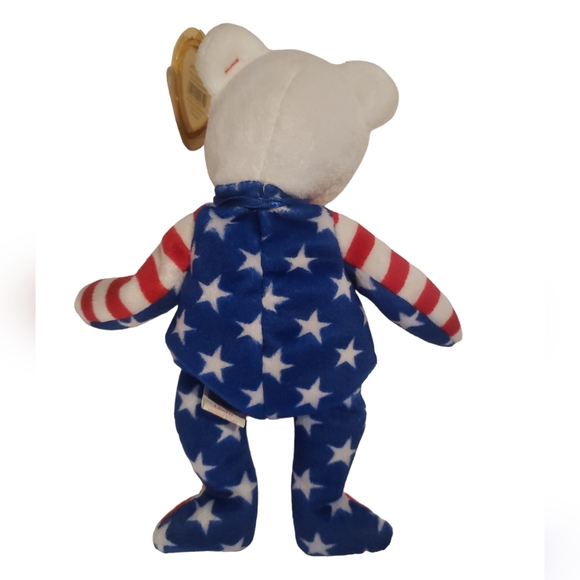 Vintage Ty Beanie Baby Liberty Bear - Picture 2 of 7